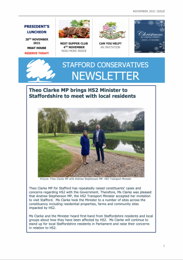 Newsletter Page 1